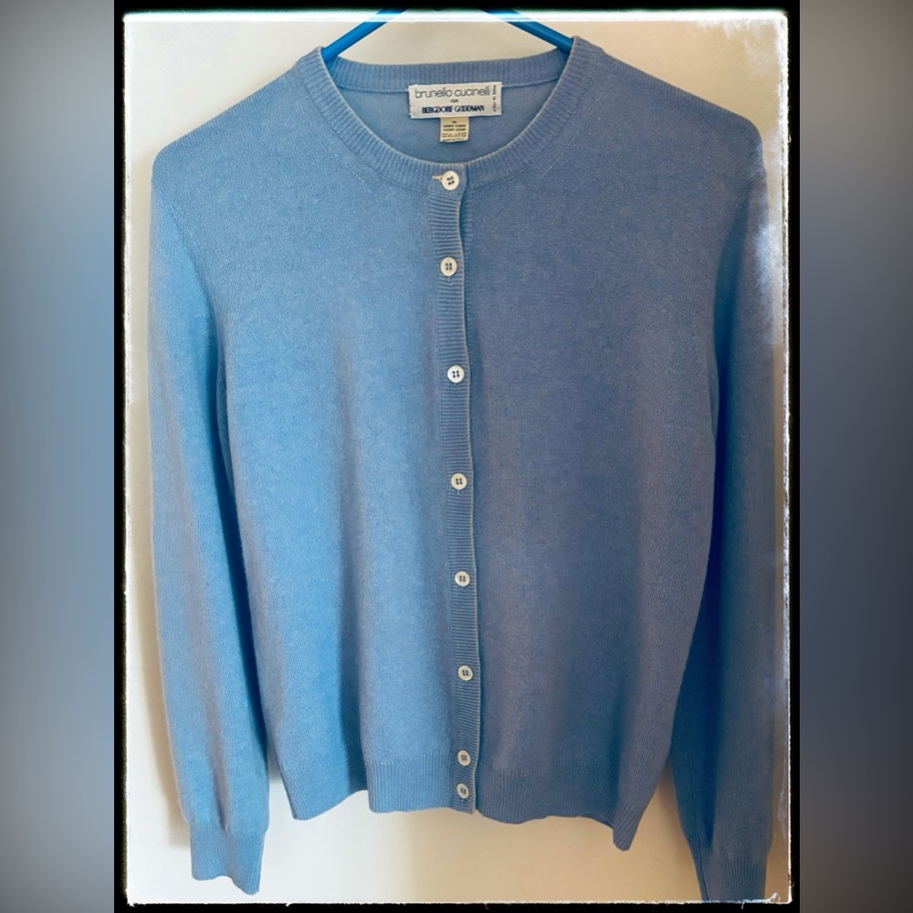Brunello Cucinelli 100% Cashmere Cardigan Women’s S/M Made in Italy - Picture 2 of 8